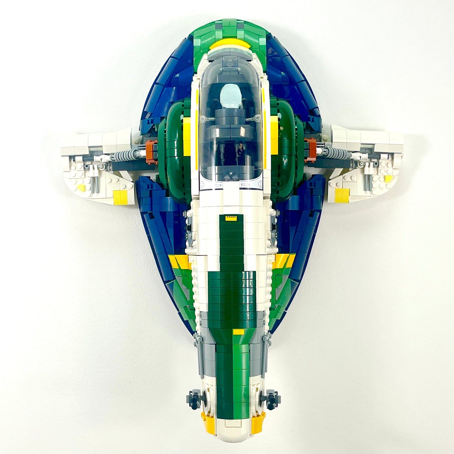 Wall Display Mount compatible with Lego Jango Fett's Firespray-Class Starship (75409)