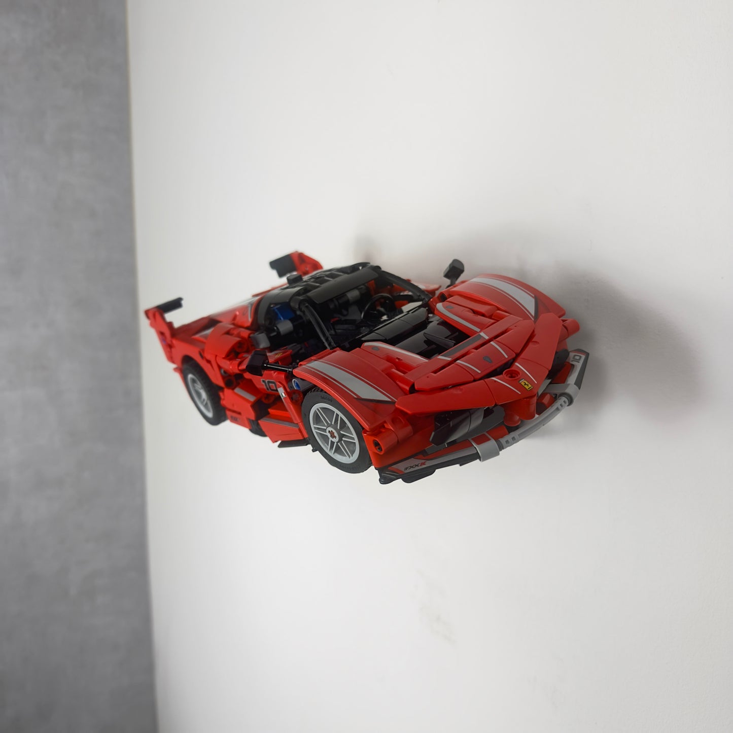 Angled LEGO Wall Display Mount for LEGO® Technic Ferrari FXX K (42212)