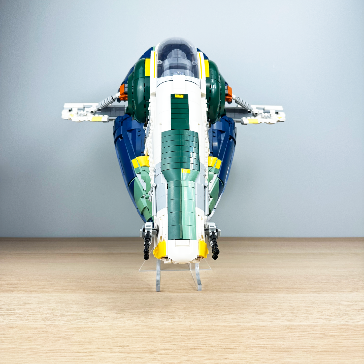 Acrylic Display Stand compatible with Lego Jango Fett's Starship (75409)