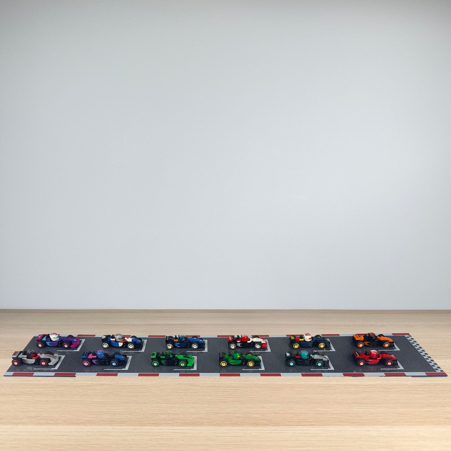 Wall Mounted Display Stand for LEGO® F1® Collectible Race Cars (71049)