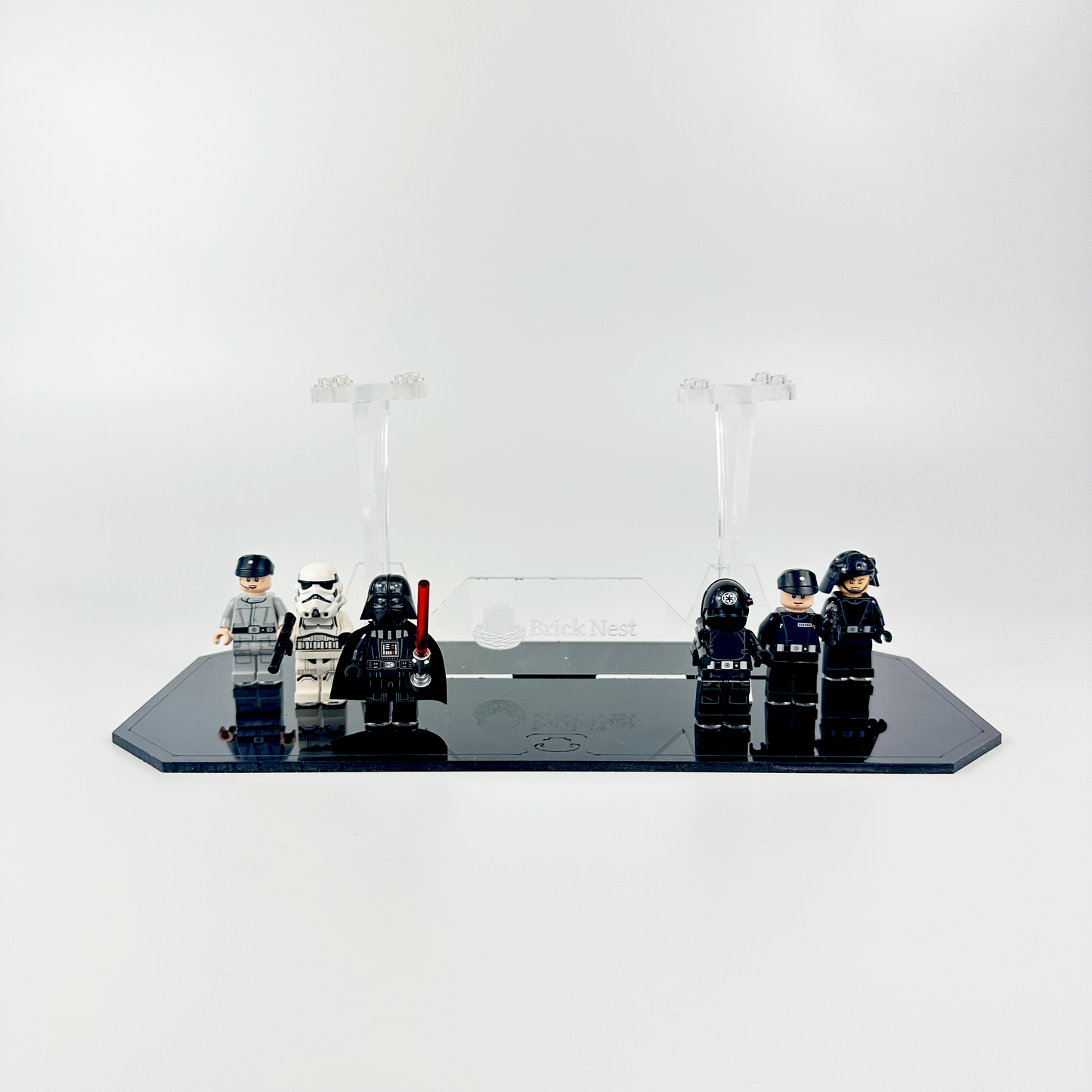 Acrylic Display Stand with Black Base Plate for LEGO Star Destroyer 75394