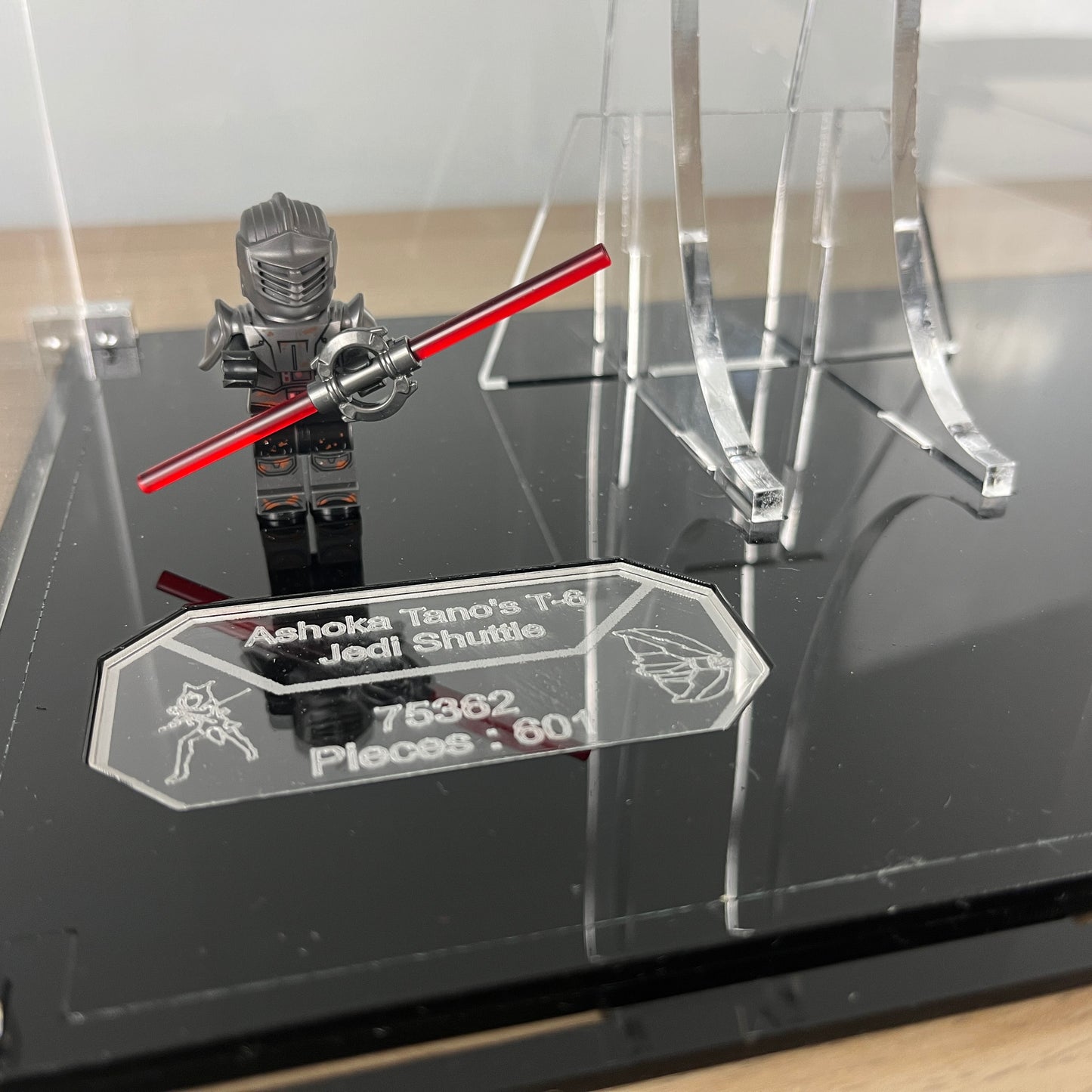 Acrylic Display Case for LEGO® T-6 Ahsoka Tano Jedi Shuttle 75362