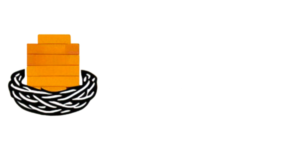 BrickNest Logo White Transparent