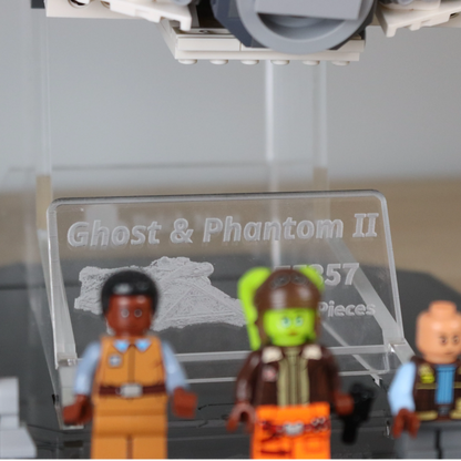 Acrylic Display Stand for The Ghost and Phantom II with Black Base