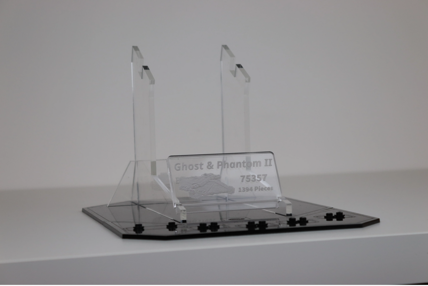 Acrylic Display Stand for The Ghost and Phantom II with Black Base