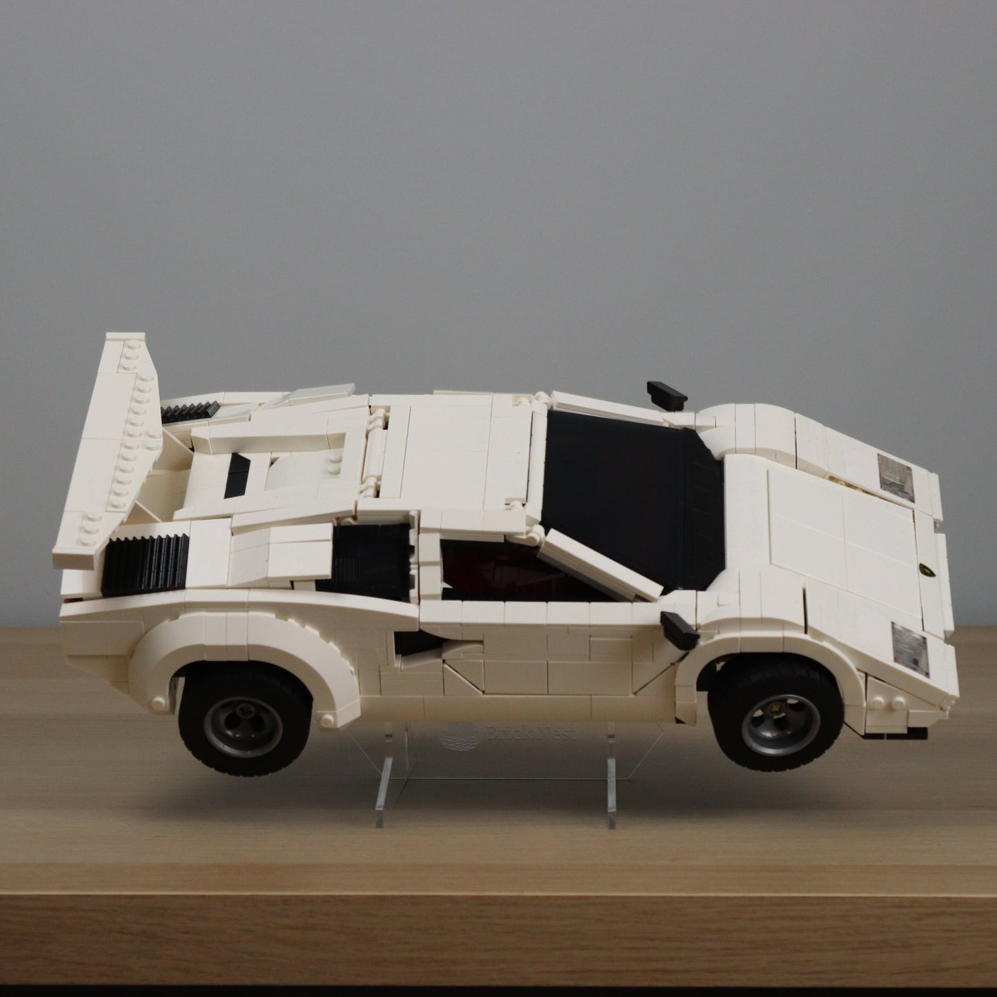 Acrylic Display Stand for Lego Lamborghini countach supercar model car mount clear decor 10337