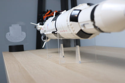 Acrylic Display Stand for LEGO® Apollo Saturn V (92176)