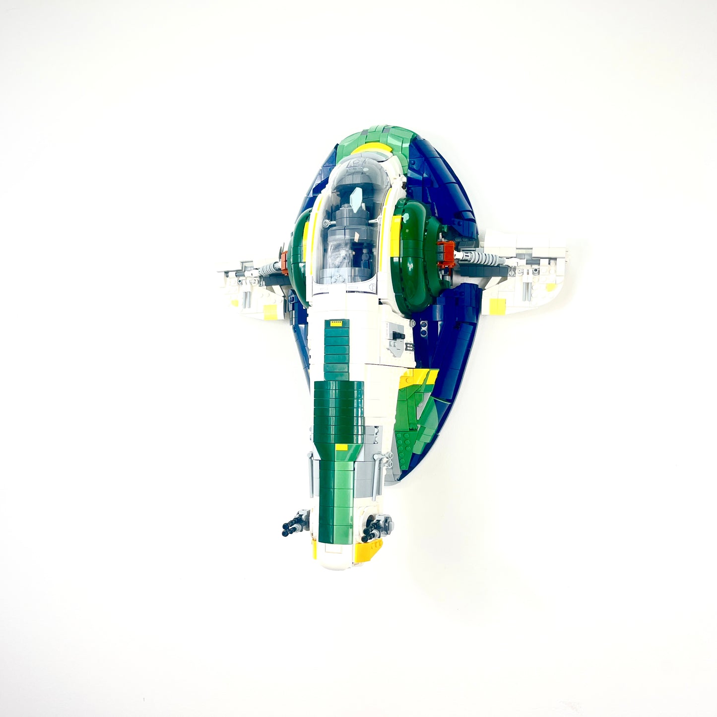 Wall Display Mount compatible with Lego Jango Fett's Firespray-Class Starship (75409)