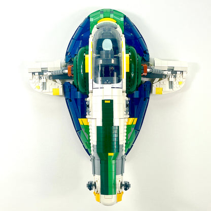 Wall Display Mount compatible with Lego Jango Fett's Firespray-Class Starship (75409)