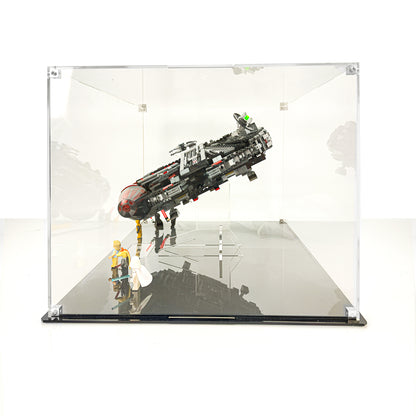 Acrylic Display Case for LEGO® Star Wars The Dark Falcon 75389 - Angled