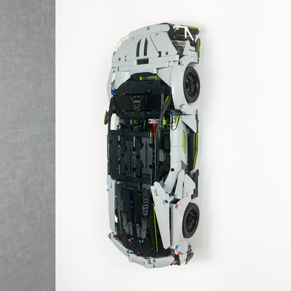 Vertical Wall Display Mount for LEGO® Technic Lamborghini Revuelto (42214)