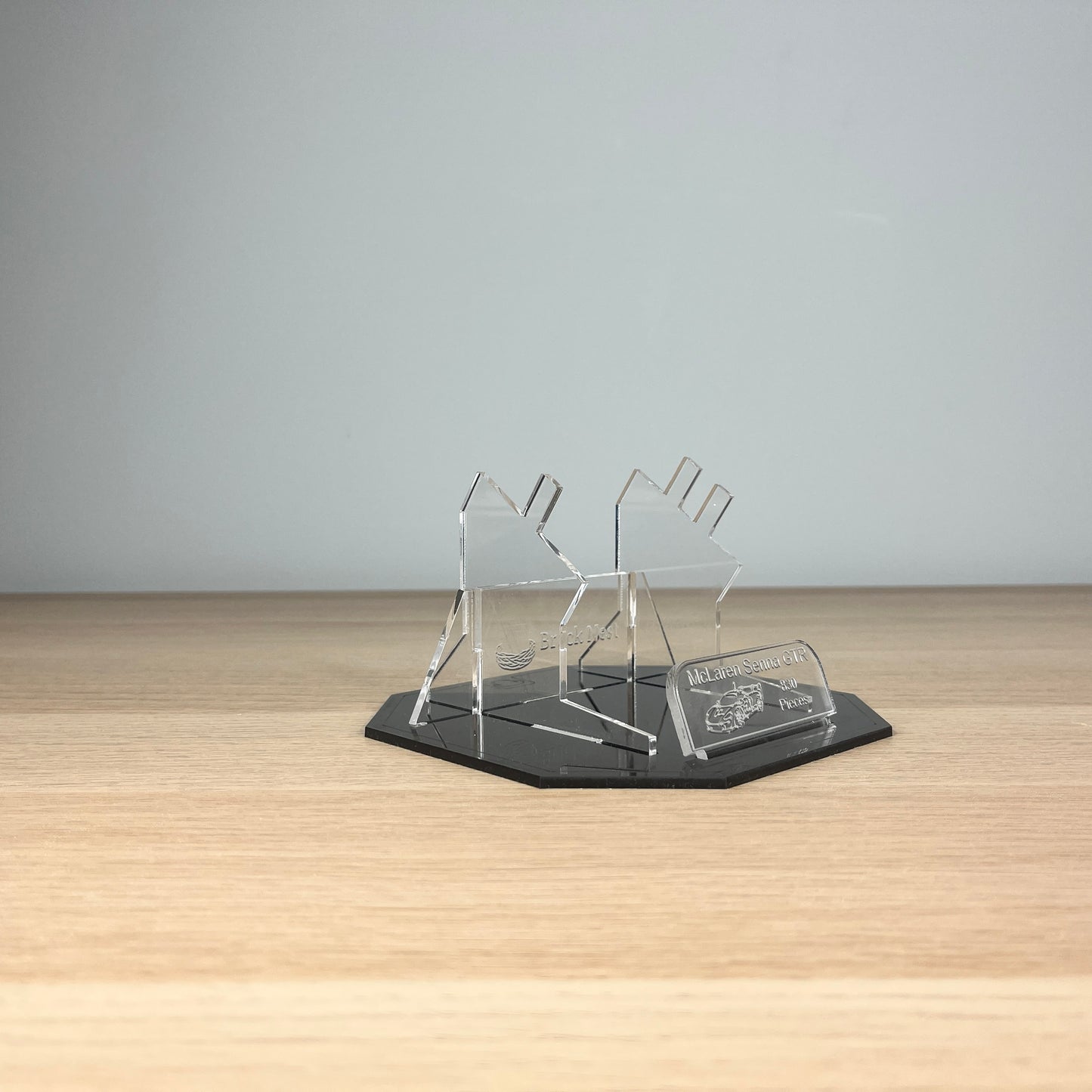LEGO® McLaren Senna GTR Acrylic Display Stand w/ Black Base (42123)