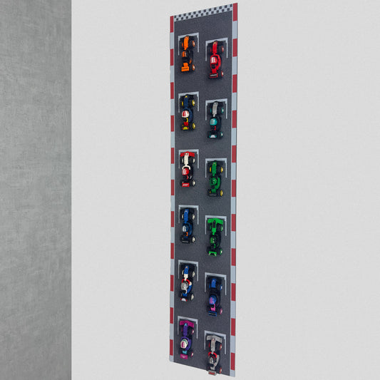 Wall Mounted Display Stand for LEGO® F1® Collectible Race Cars (71049)