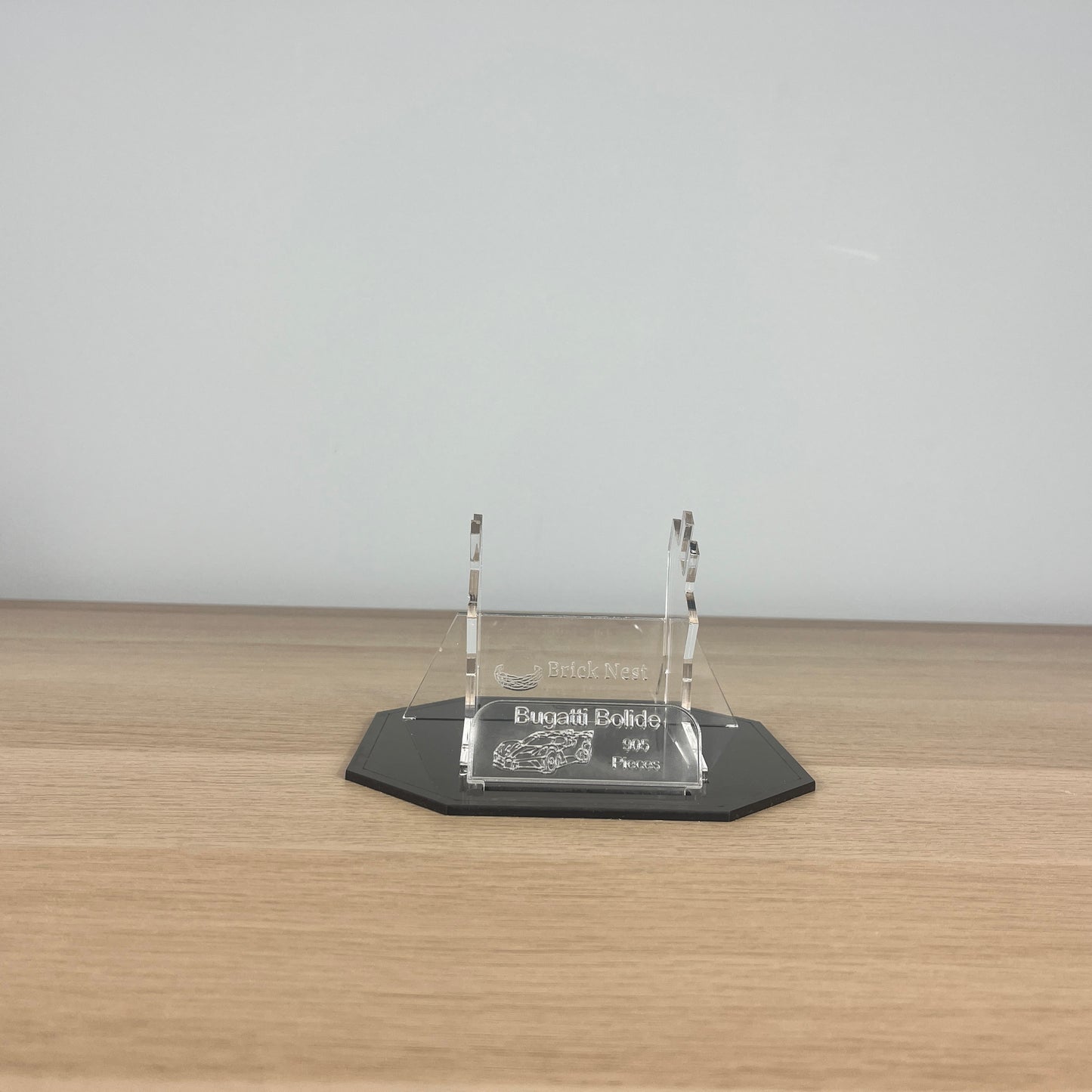 LEGO® Bugatti Bolide Acrylic Display Stand w/ Black Base (42151/42162)