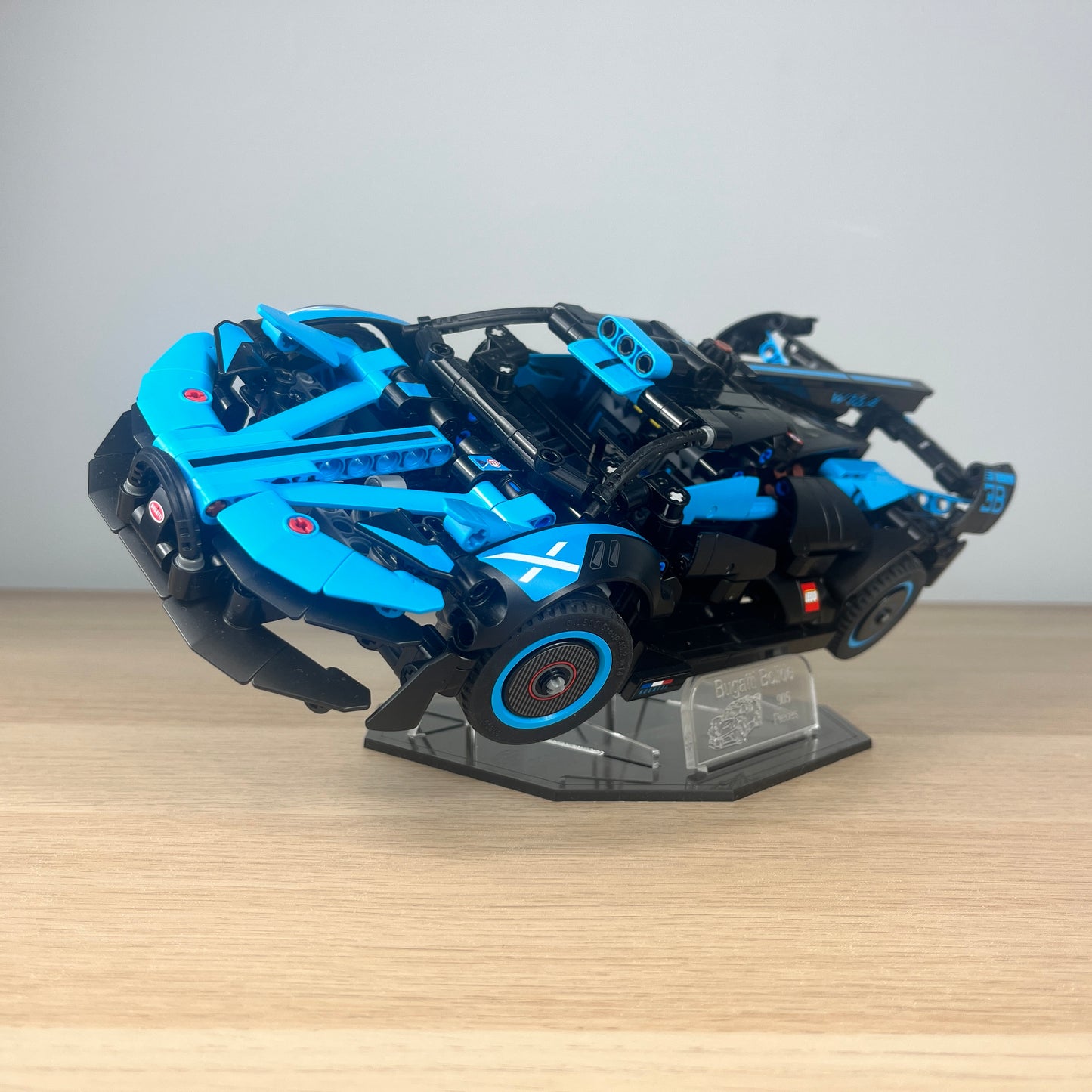 LEGO® Bugatti Bolide Acrylic Display Stand w/ Black Base (42151/42162)