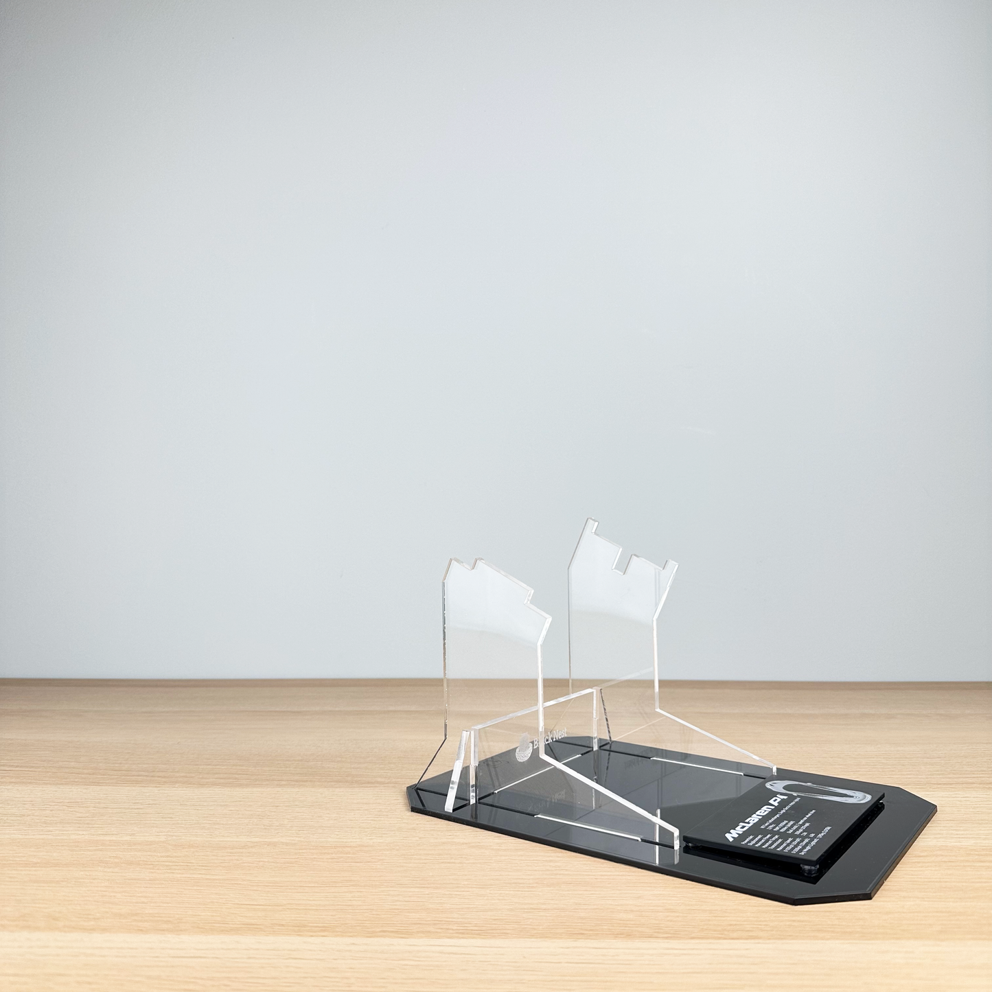 Acrylic Display Stand for LEGO® McLaren P1 with Black Base (42172)