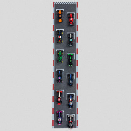 Wall Mounted Display Stand for LEGO® F1® Collectible Race Cars (71049)