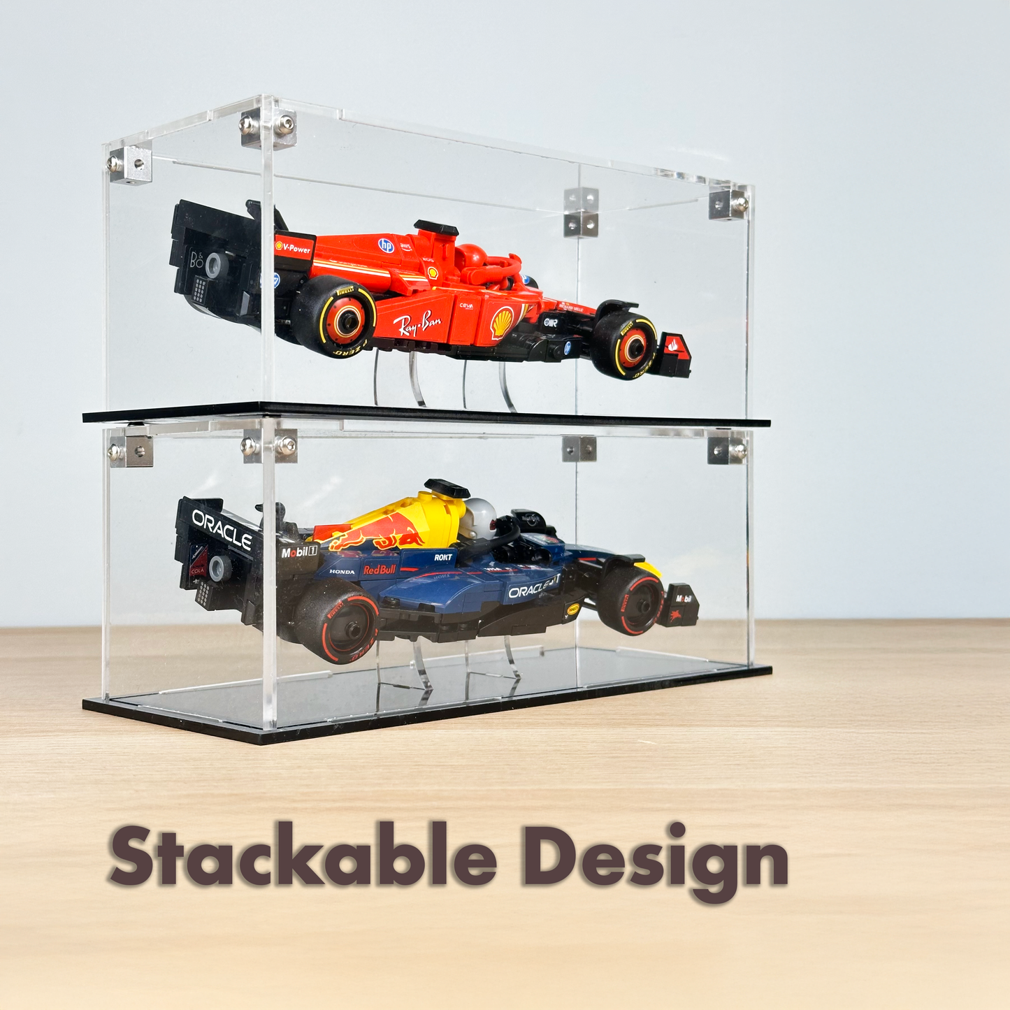 Lego Formula One Acrylic Speed Champions Display Case