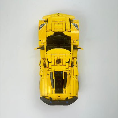 Vertical Wall Mount for Lego Chevrolet Corvette Stingray 42205